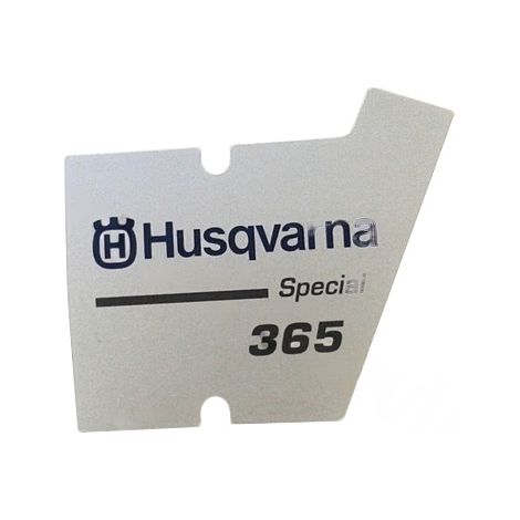 Autocollant pour le couvercle du démarreur de la tronçonneuse Husqvarna 365