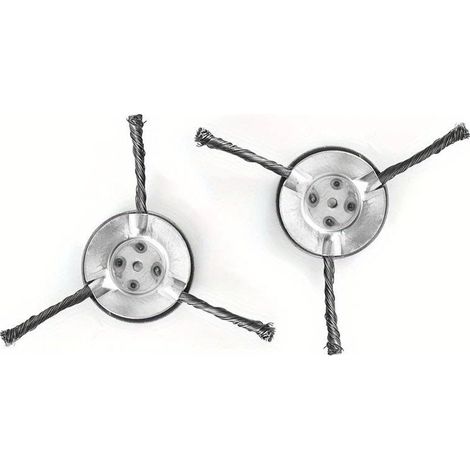 Tête de coupe-bordures universelle 15,2 cm - Compatible tondeuses et débroussailleuses. Fil acier robuste pour désherber et éliminer les déchets de tonte efficacement (1/5)