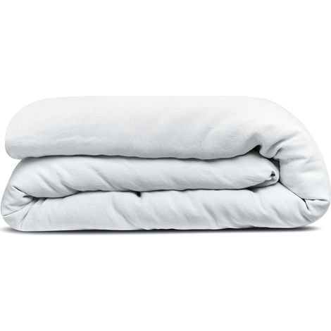 VIVARAISE - Housse de couette Vivaraise en chanvre blanc - Taille 240 x 220 cm