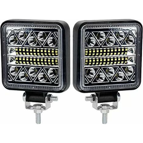 Ulisem BR-Vie 102W Phare de Travail à LED 10200LM Feux de Recul Led 12v, Phare Led Projecteurs pour voiture, tracteur bateau, 12-24v camion, 2 pcs (1/5)