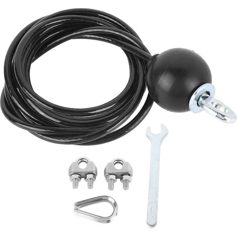 Câble d'acier ajustable pour système de poulie, corde de musculation en fil d'acier, équipement de fitness à domicile, kit de tirage pour salle de sport, 1 pièce. (1/5)