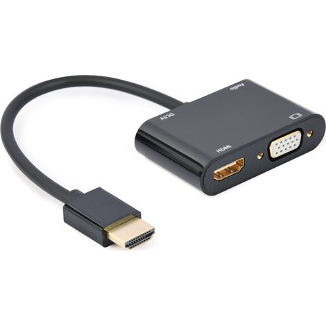 Gembird A-HDMIM-HDMIFVGAF-01 cartes/adaptateur d'interface HDMI, VGA (1/5)