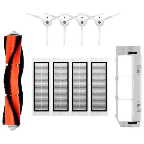 HEPA-Filter für Xiaomi Mi 1/1S Saugroboter SDJQR01RR SDJQR02RR SDJQR03RR Roborock E3, S4, S4 Max, S5 und Seitenbürste (1/5)