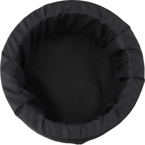 Lot de 3 pots de fleurs aquatiques flottants pour bassins à koï, design sans danger pour les poissons, tissu non tissé, noir, tailles assorties pour jardins aquatiques extérieurs et piscines (1/5)