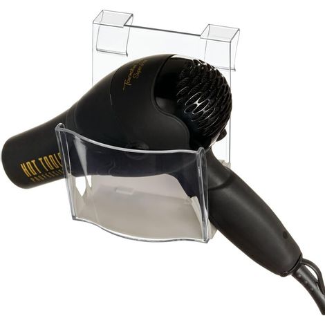The Home Edit by iDesign, Supporto per dispositivi per l'acconciatura dei capelli con ganci, plastica riciclata (1/5)