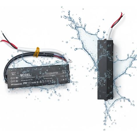 12V 30W LED-Netzteil IP67 Wasserdichter LED-Konverter Hermetisch DC Slim (1/5)