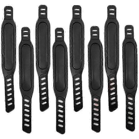 Lot de 10 sangles de pédales pour vélo d'appartement, sangles de pédales réglables pour vélo de spinning, à utiliser à la maison ou en salle de sport. (1/5)