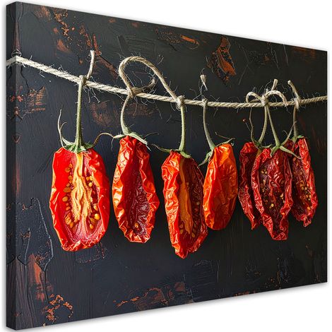 Stampe su Tela, Pomodori secchi rossi, 90x60 (1/5)