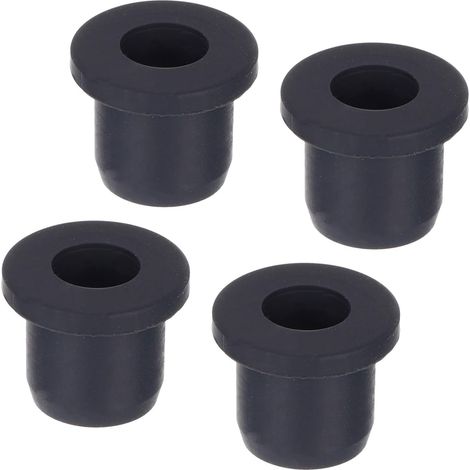 4Pcs Passe-Câble T-Forme Diamètre Installation 11mm, ID 7mm, Hauteur de 12mm Passe Fil Rondelle Caoutchouc de Protection Étanches et Flexibles pour Conduits de Câbles (1/5)