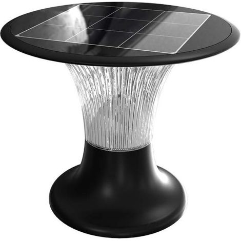 V-TAC Lampada LED Solare 15W da Terra LFP 3.2V Nero CCT Bianco Freddo+Bianco Naturale IP65