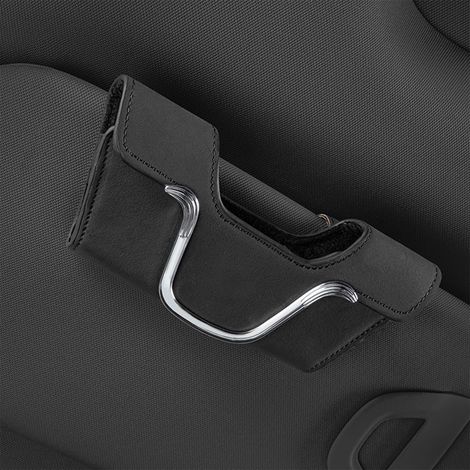 Sonnenbrillenhalter fürs Auto, Sonnenbrillenclip für die Sonnenblende, Sonnenbrillenclip für den Autoinnenraum, Aufbewahrungsbox für Sonnenbrillen im Auto – schwarz (1/5)