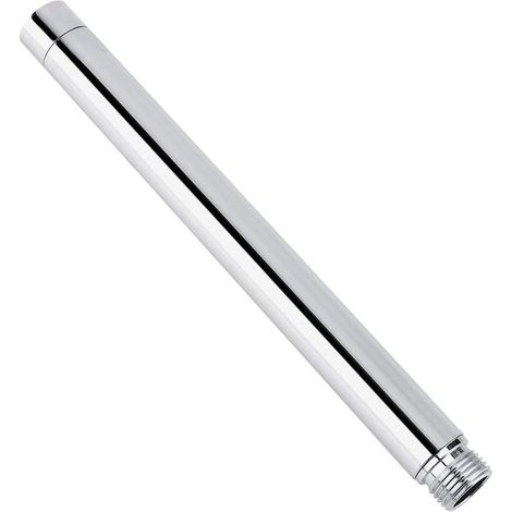 Bras de Douche Extension Bras Tube d'Arrosage en Acier Inoxydable pour Pommeau de Douche de Salle De Bains, Taille du Filetage G1/2 Pouce,201 Avec le Chromage（6 Pouces，1/2"）
