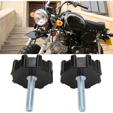 Deux vis de fixation pour guidon, compatibles avec les motos Honda Mini DAX Z50, 50, 70, CT70, ST50 et ST70. (1/5)