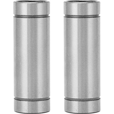 Long linear motion bearing, 2 pieces, high rigidity, precise and smooth movement, low-friction CNC steel ball (1/5)