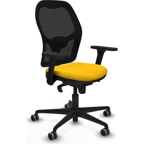 Piqueras y Crespo Jorquera Sedia da Ufficio Gialla Comfort