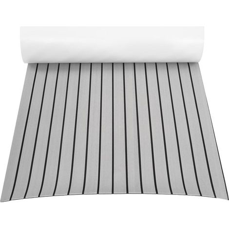 Plancher de bateau en teck EVA gris clair, adapté au Yacht (1/5)
