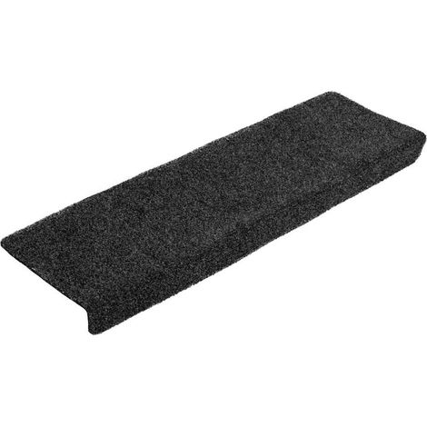 Tapis d'escalier autocollants 20 pcs,Marches d'escalier 65 x 21 x 4 cm Noir Bord rectangulaire CFW585021 (1/5)