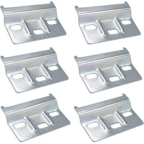 6 PCS Rail de Suspension Fixation Plaque Support placards Meubles Rail de Suspension pour Meuble 60mm placard de cuisine placards (1/4)