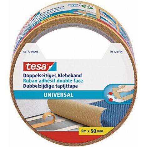 Nastro adesivo bianco Tesa doppio faccia 50 mm x 5 m (1/5)