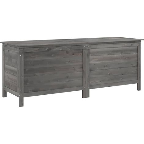 vidaXL Contenitore da Giardino Antracite 150x50x56,5 cm Massello Abete (1/5)