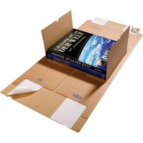 Medienverpackung Gigafix Maße 230x165x20-80mm braun SK-Verschluss TRANSPAK (1/2)
