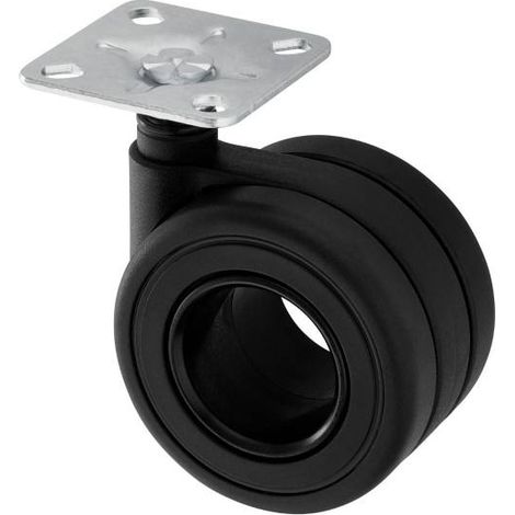 Roulette de meuble double galet design - ITAR (1/3)