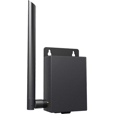 Routeur 4G extérieur étanche avec emplacement pour carte SIM et antenne 5 dBi, à installer au mur