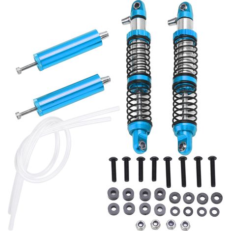 Paar Stoßdämpfer (vorne und hinten), RC-Car-Upgrade-Teile für AXIAL SCX10 1/10, Blau (1/5)