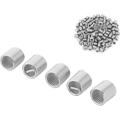 100 inserts filetés en acier inoxydable M8x1,25x2D (1/5)