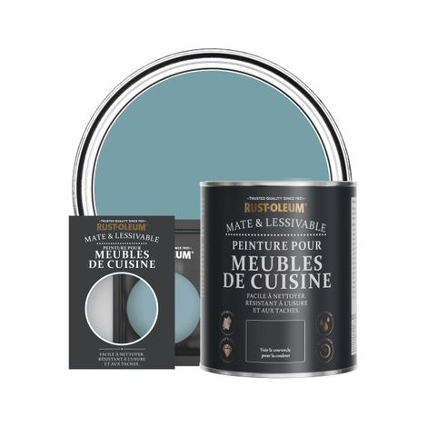 Peinture pour Meubles de Cuisine, Finition Mate - Océan (1/2)