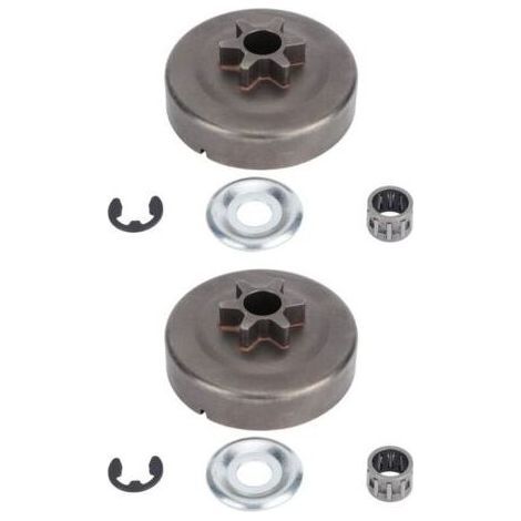PA Kit de 2 pignons de tambour d'embrayage pour STIHL 017 018 021 023 025 MS170 MS180 MS210 MS230 MS250 1123 640 2003 AIPERQ (1/4)