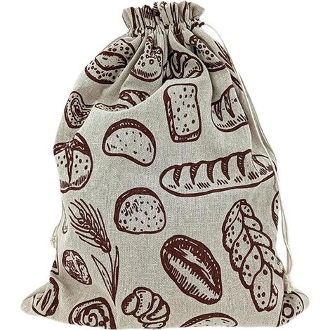 Bolsas de pan de cera de abeja - Envoltorios para alimentos - Almacenamiento de pan - Reutilizables y transpirables - 38 x 30 cm - Natural (1/5)