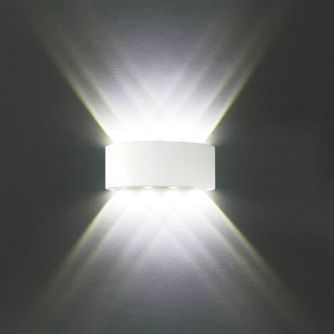 Applique murale LED 8W étanche – Lumière blanche froide – Design moderne pour chambre, couloir, salon – Résistante à l'oxydation (1/3)