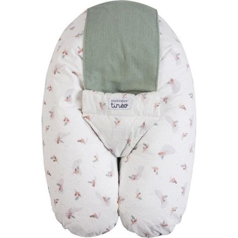 Coussin de grossesse et d'allaitement TINEO 3 en 1 Multirelax, éponge verte