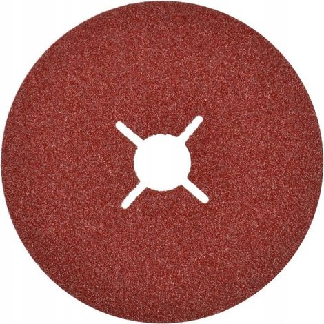 Carta abrasiva per disco P60 da 125 mm, dischi in fibra con tacche (25/50/1000) (1/3)
