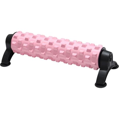Rullo massaggiante in schiuma EVA con colonna standard, strumento per massaggio completo del corpo per stretching, esercizi per le braccia e pilates sportivo - Rosa (1/5)