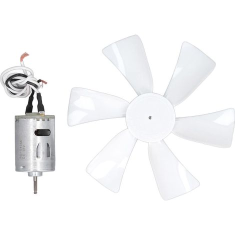 Lame de ventilateur de remplacement pour camping-car, 6 pouces, échappement de toit de salle de bains avec moteur à arbre D 12V pour Elixir (1/5)