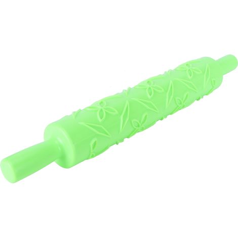 Rouleau à pâtisserie pour fondant, rouleau à gaufrer, outils de décoration pour biscuits et pâtisseries, feuille de saule (1/5)