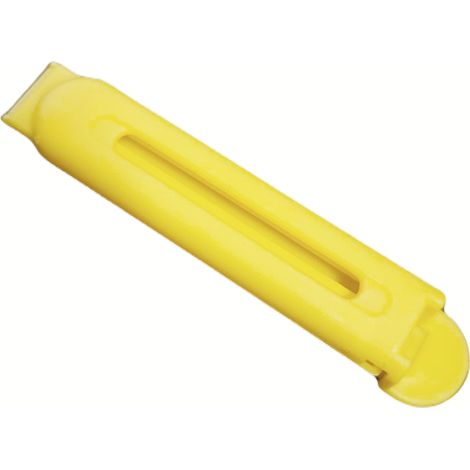 10X CLIP PER CHIUSURA SACCHETTI, IMBALLAGGI ALIMENTARI, SPEZIE, GIALLO (1/3)