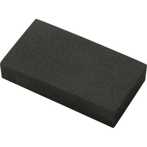 TRU COMPONENTS Moosgummiblock selbstklebend EVA Schwarz (L x B x H) 95 x 49 x 19 mm 1 St.