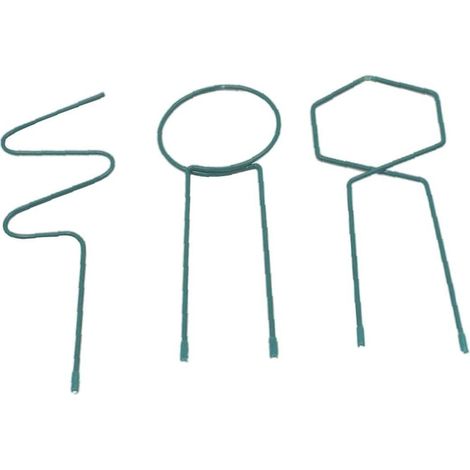 Pflanzen-Kletterhalter, Hängende Pflanzenstütze, Blumentopf, Baumstütze, Chip-Unterstützung für Blumen, Tomaten, 3 Stück, Grün (1/5)