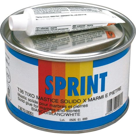 STUCCO PER MARMO BIANCO  ml. 500 12 PZ (1/2)