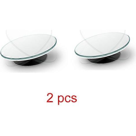 Rétroviseur extérieur convexe grand angle 360° pour voiture, rétroviseur d'angle mort latéral, rétroviseur grand angle arrière, petit rétroviseur rond (1/4)
