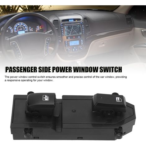 Elektrischer Fensterheberschalter rechts Beifahrerseite 93575-2B000 Hohe Reaktionsfähigkeit und verstärktes ABS für Santa Fe 2007-2012 (1/5)