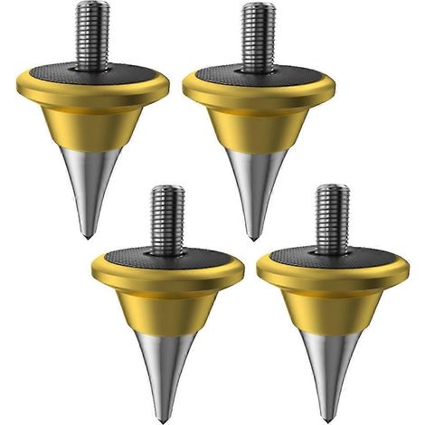 Lautsprecher-Isolationsspitzen, Ständer, Dämpferkegel für HiFi-Audio M8 Gold--