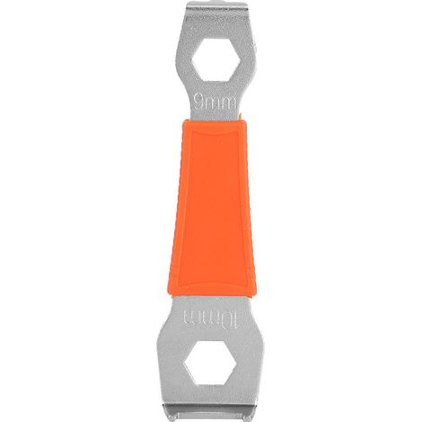 Clé à Chaîne de Vélo en Acier Carbone 9/10mm pour Réparation et Serrage de Manivelle (1/5)