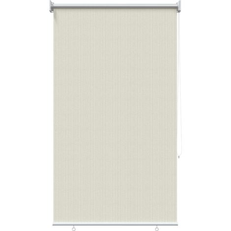 Store roulant d'extérieur couleur crème 65 (l) x 230 (H) cm HDPE vidaXL