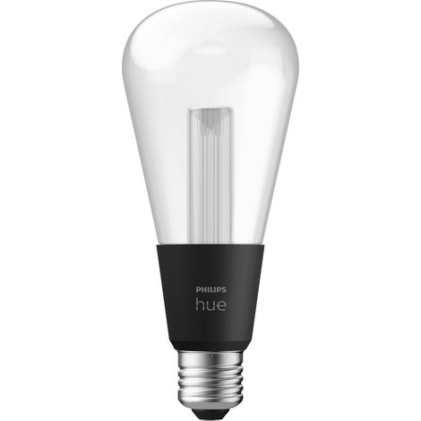 Philips Hue LED E27 Lightguide Ampoule Edisson Grande (ST72) Claire Lumière blanche et colorée - White and Color Ambiance (1/5)