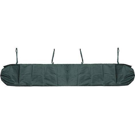 Housse de rangement hivernale imperméable avec sangle pour stores enrouleurs rétractables de terrasse et jardin, verte - 4,5 mètres (1/5)