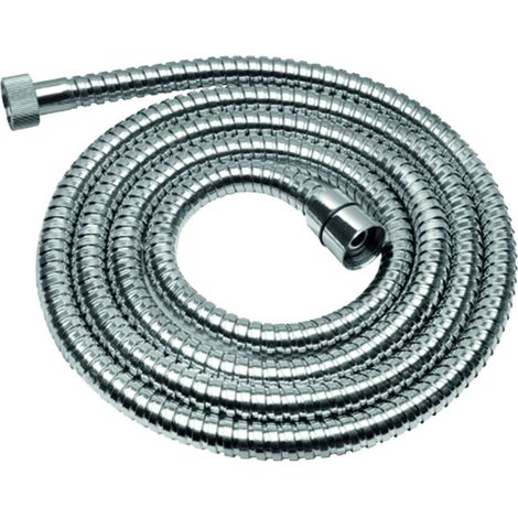 Flexible de douche avec inserts en laiton à double sertissage - Longueur : 200 cm